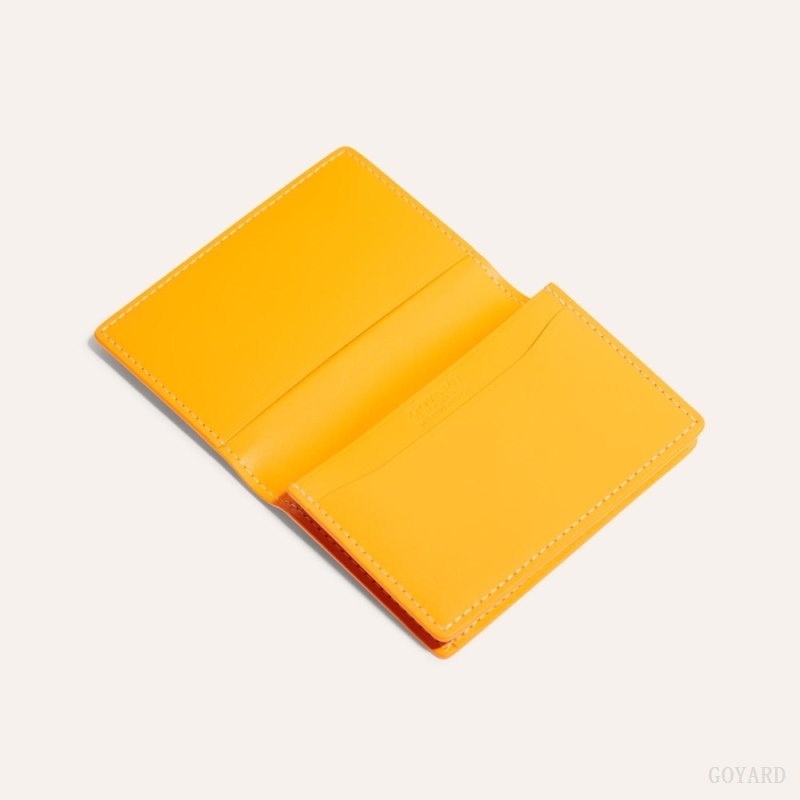 Yellow Goyard MALESHERBES CARD WALLET | WLZU3086