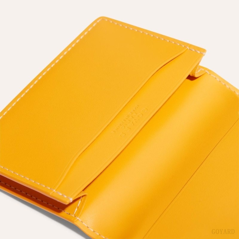 Yellow Goyard MALESHERBES CARD WALLET | WLZU3086