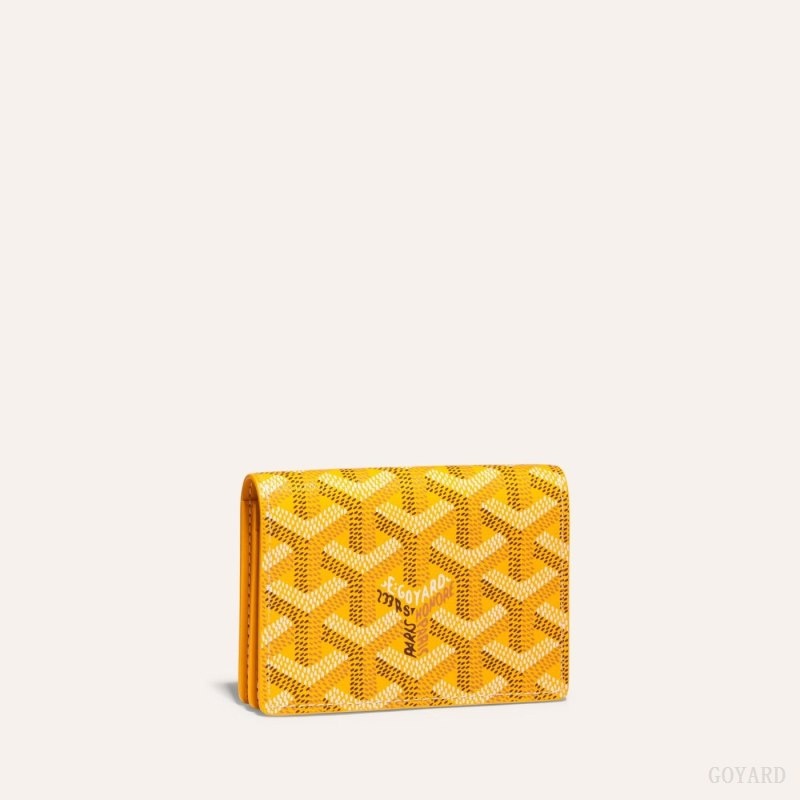 Yellow Goyard MALESHERBES CARD WALLET | WLZU3086