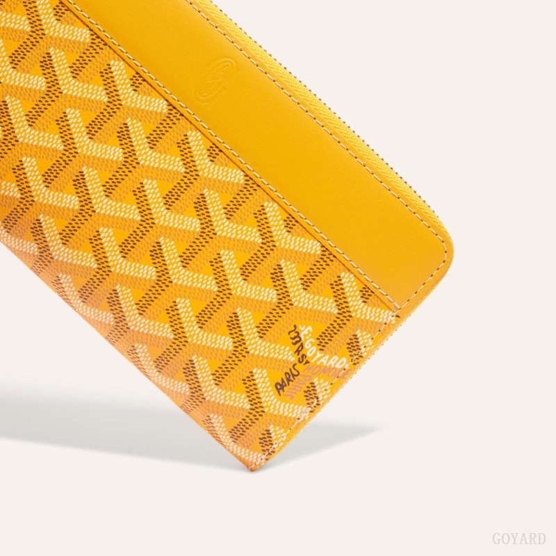 Yellow Goyard MATIGNON GM WALLET | AVQJ2487