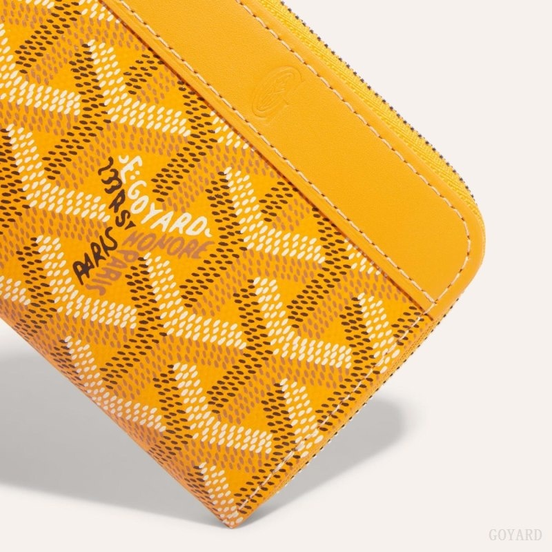 Yellow Goyard MATIGNON MINI WALLET | ODNV9186