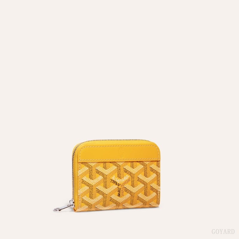 Yellow Goyard MATIGNON MINI WALLET | ODNV9186