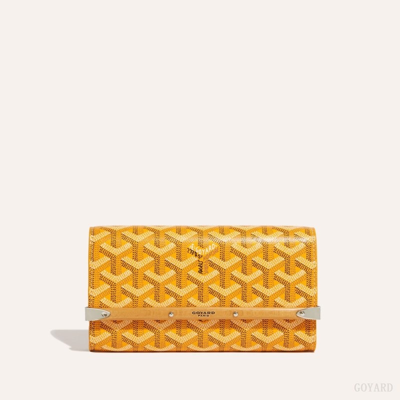 Yellow Goyard Monte-Carlo Mini Case | PUZH6618