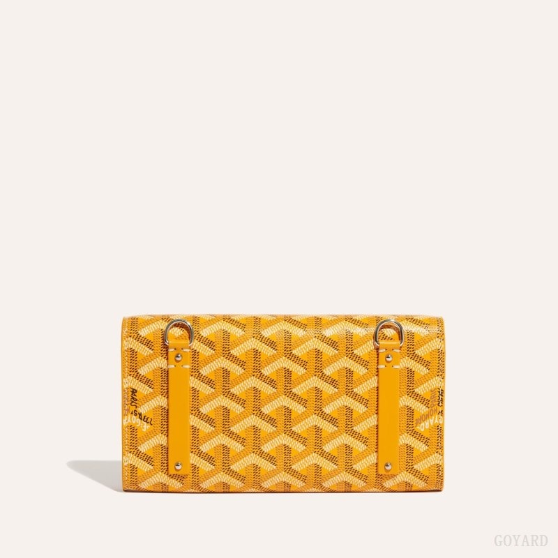 Yellow Goyard Monte-Carlo Mini Case | PUZH6618