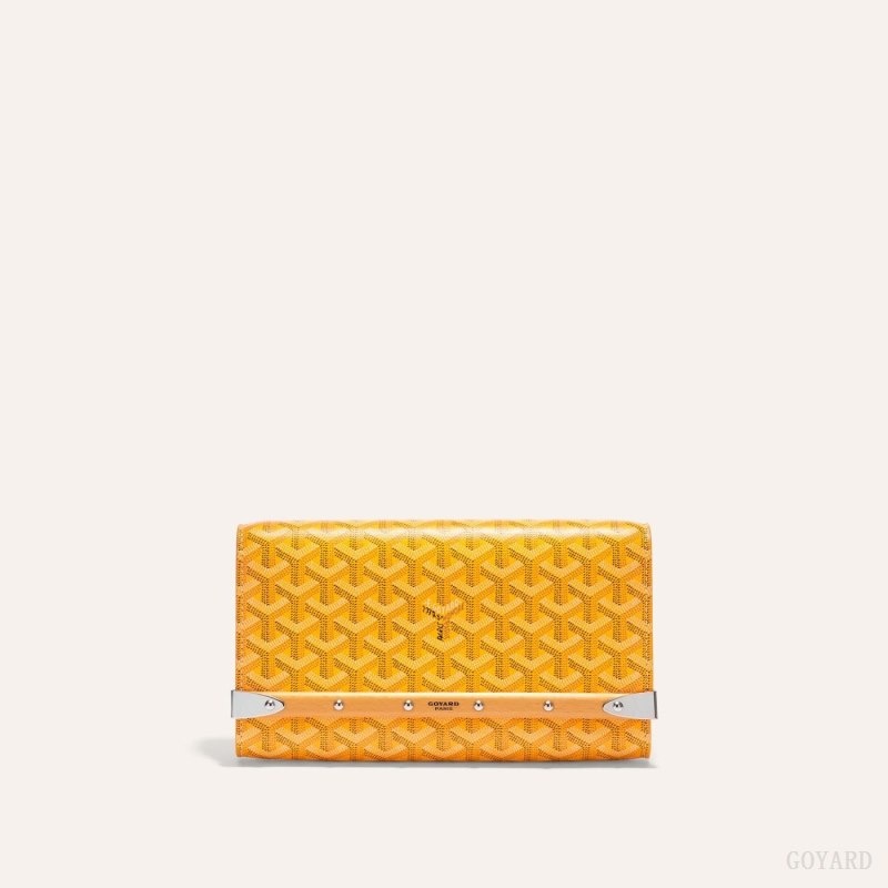 Yellow Goyard Monte-Carlo PM Clutch | GKHE9761