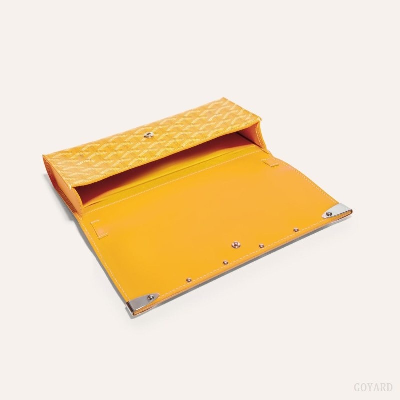 Yellow Goyard Monte-Carlo PM Clutch | GKHE9761