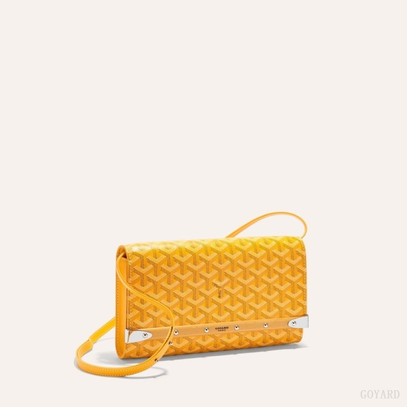 Yellow Goyard Monte-Carlo PM Clutch | GKHE9761