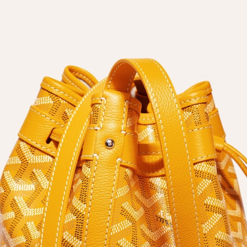 Yellow Goyard PETIT FLOT BUCKET BAG | TKHB1631