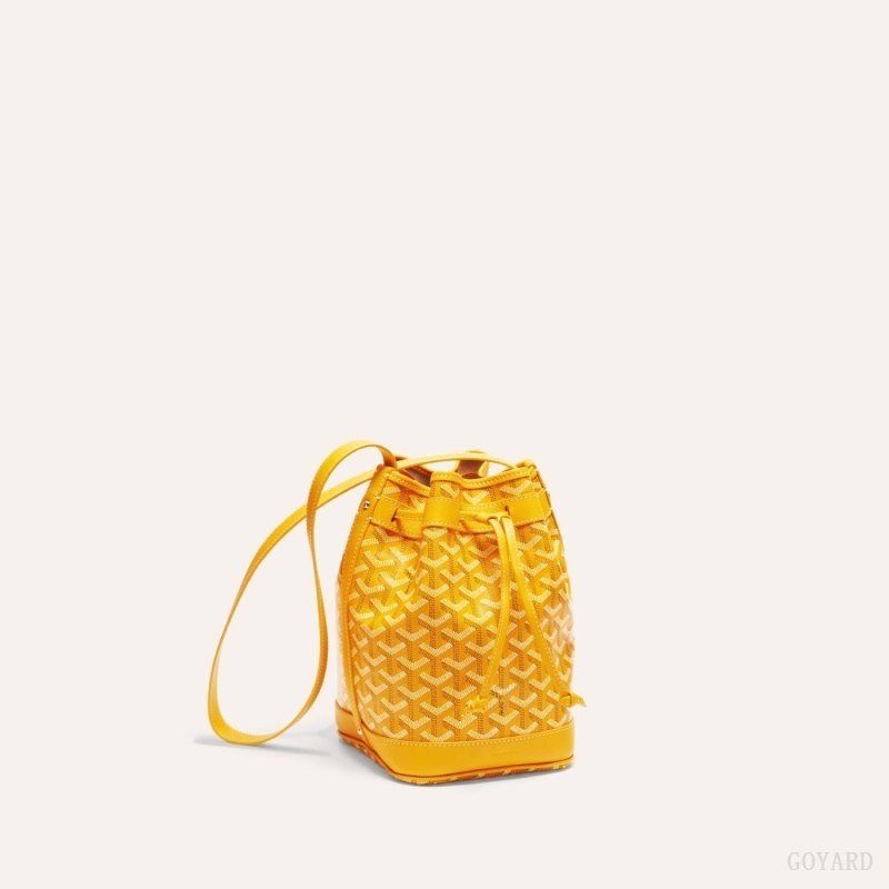 Yellow Goyard PETIT FLOT BUCKET BAG | TKHB1631