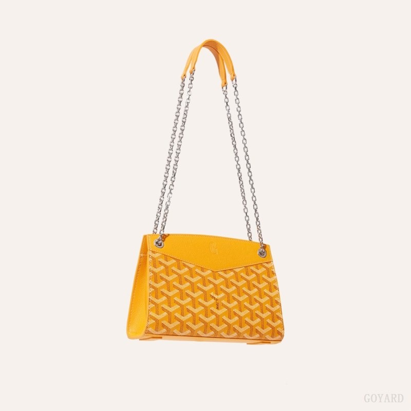 Yellow Goyard Rouette Structuré Mini Bag | APKQ0849