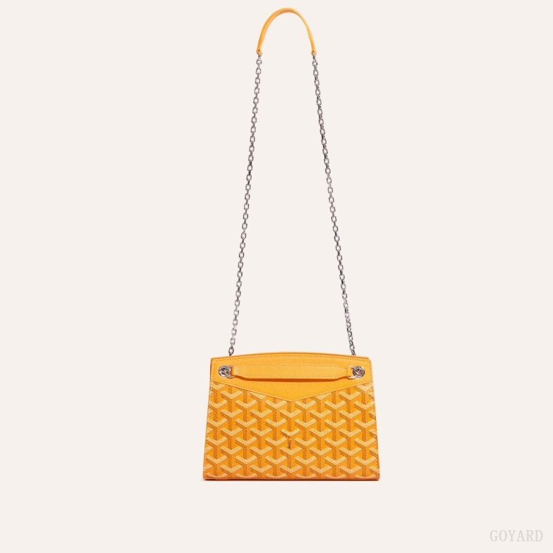 Yellow Goyard Rouette Structuré Mini Bag | APKQ0849