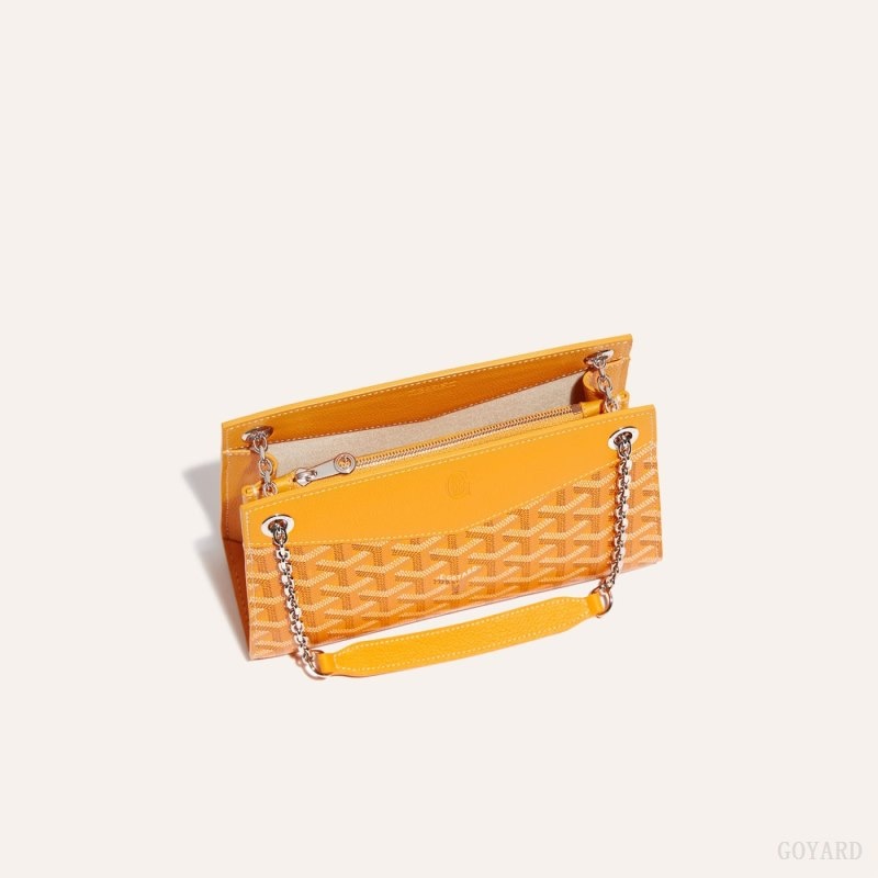 Yellow Goyard Rouette Structuré Mini Bag | APKQ0849