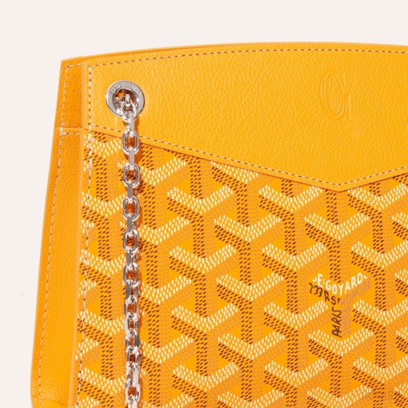 Yellow Goyard Rouette Structuré Mini Bag | APKQ0849