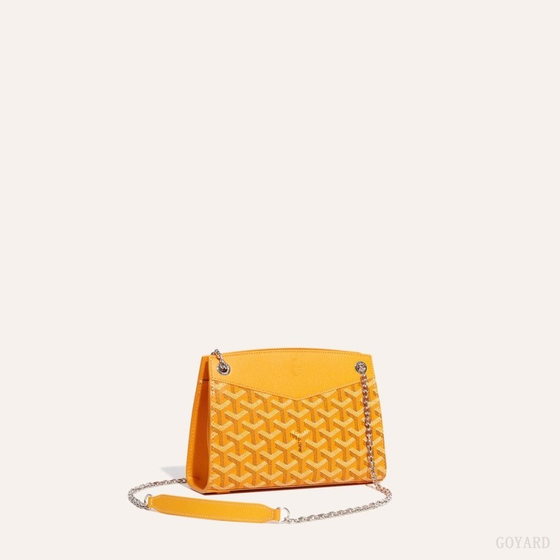 Yellow Goyard Rouette Structuré Mini Bag | APKQ0849