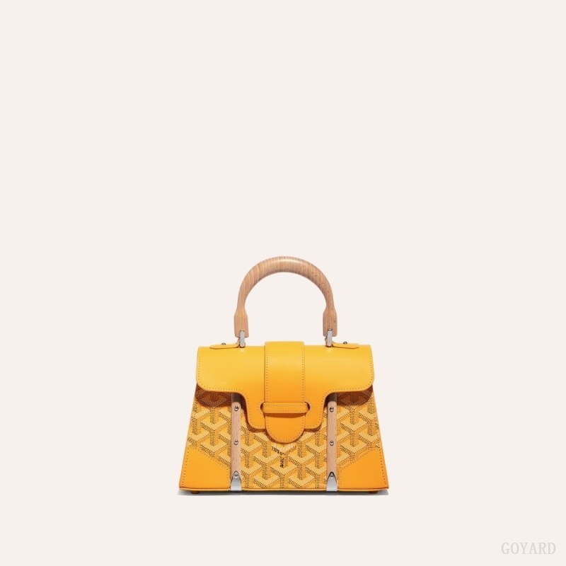 Yellow Goyard SAÏGON STRUCTURE MINI BAG | PGSP2245