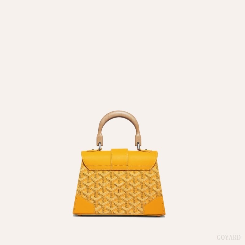 Yellow Goyard SAÏGON STRUCTURE MINI BAG | PGSP2245