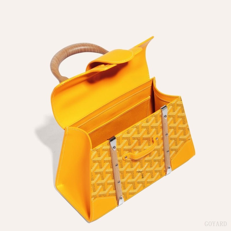 Yellow Goyard SAÏGON STRUCTURE MINI BAG | PGSP2245