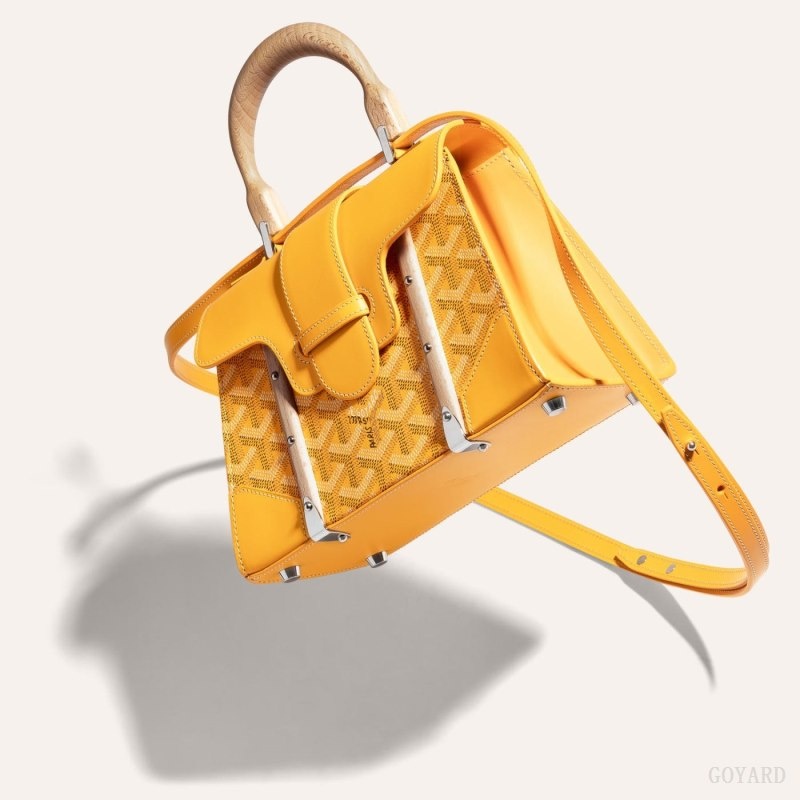 Yellow Goyard SAÏGON STRUCTURE MINI BAG | PGSP2245