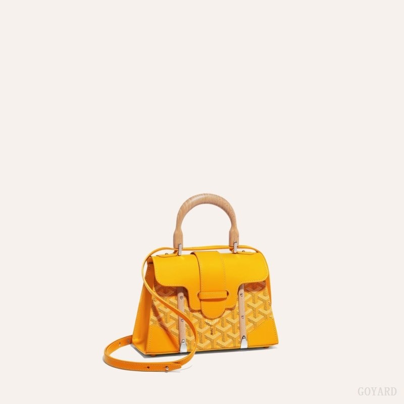 Yellow Goyard SAÏGON STRUCTURE MINI BAG | PGSP2245