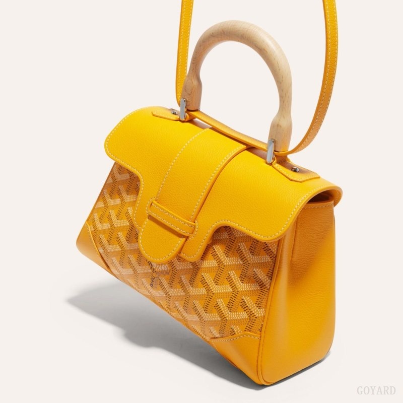 Yellow Goyard SAIGON SOUPLE MINI BAG | ACAV2064