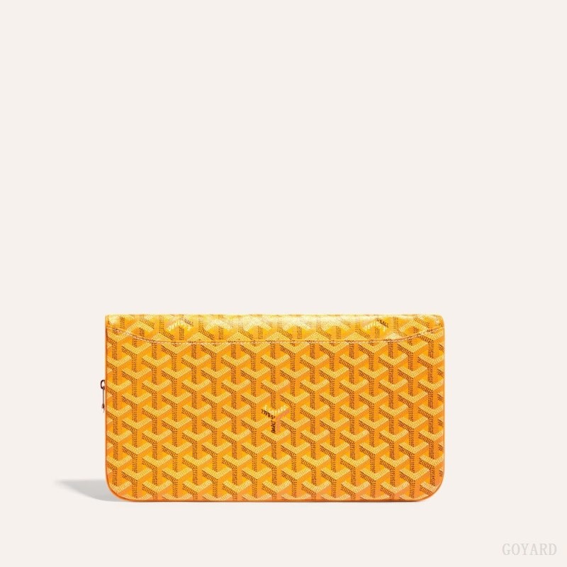 Yellow Goyard SAINTE-MARIE CLUTCH | NAAH9025