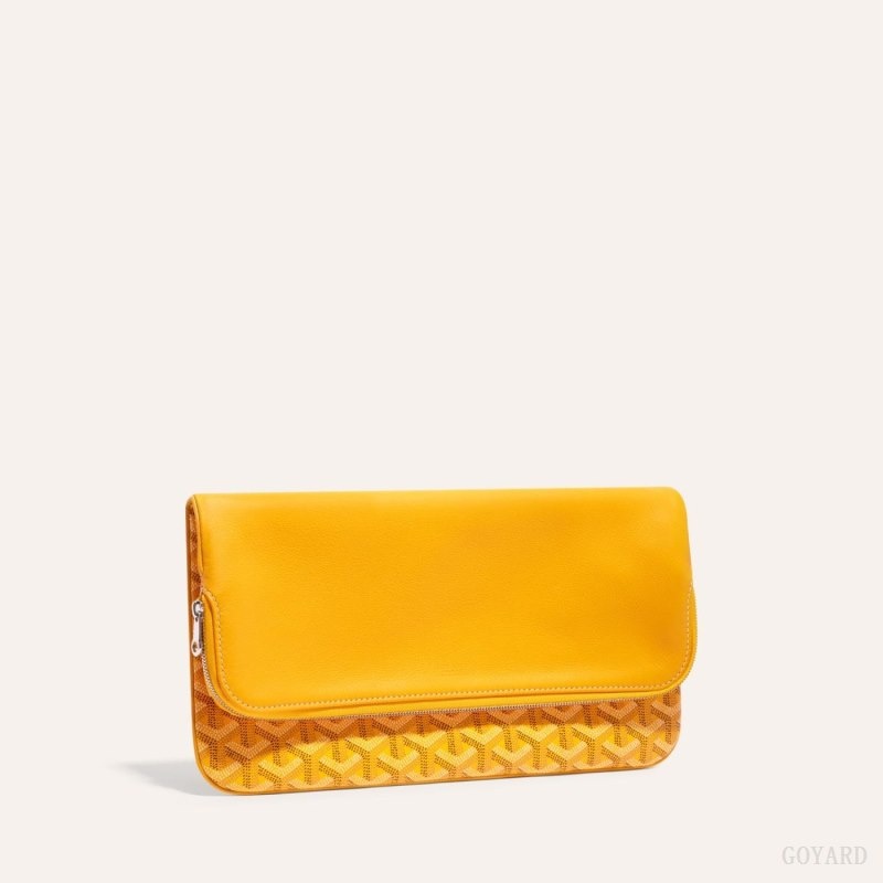 Yellow Goyard SAINTE-MARIE CLUTCH | NAAH9025