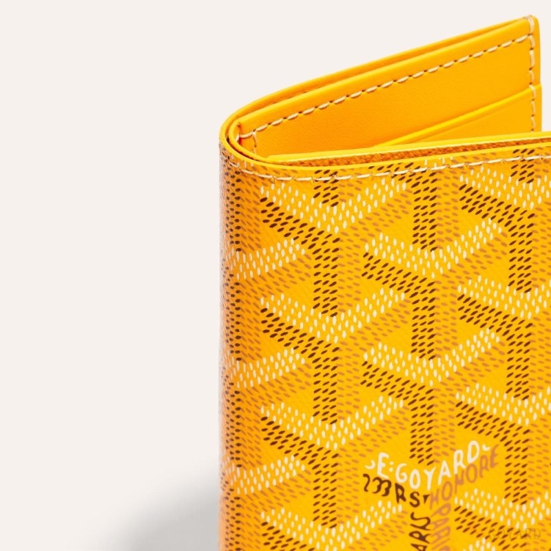 Yellow Goyard SAINT-PIERRE CARD WALLET | YLSJ9097