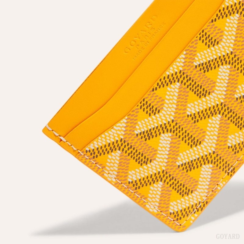 Yellow Goyard SAINT-SULPICE CARD WALLET | HGZR4082