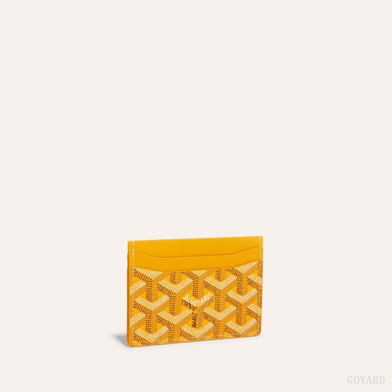 Yellow Goyard SAINT-SULPICE CARD WALLET | HGZR4082