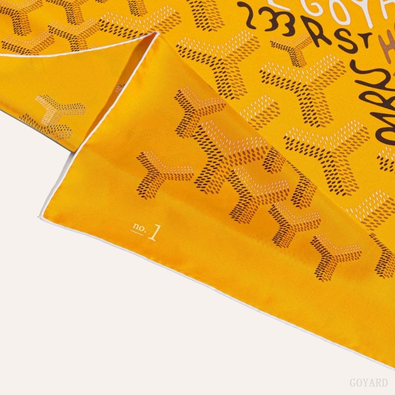 Yellow Goyard SCARF N°1 | LHXE7807