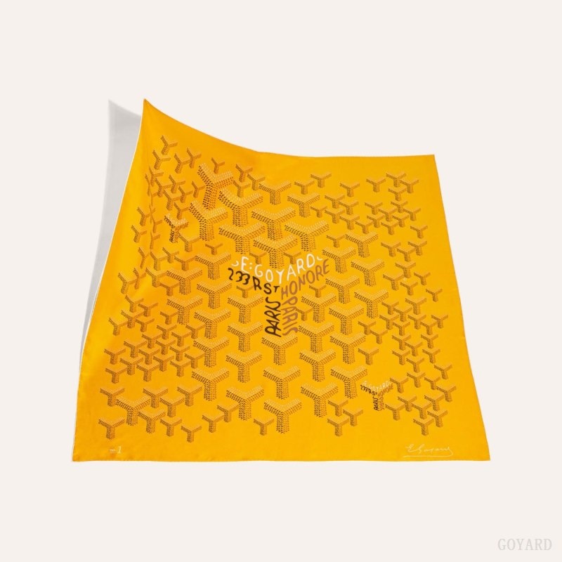 Yellow Goyard SCARF N°1 | LHXE7807