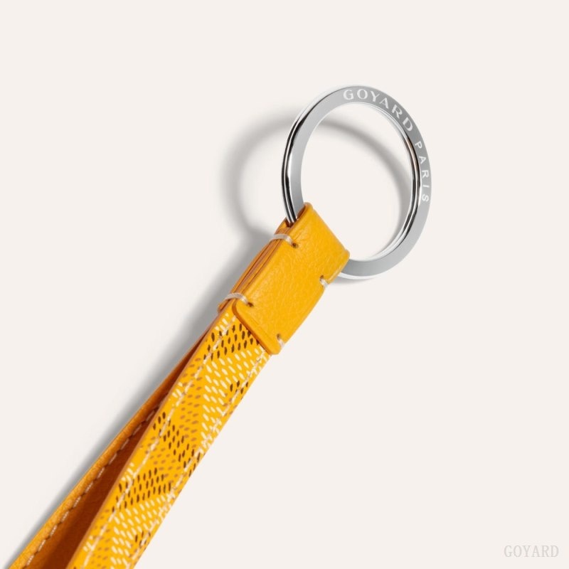 Yellow Goyard SESAME KEY RING | AKPL0857