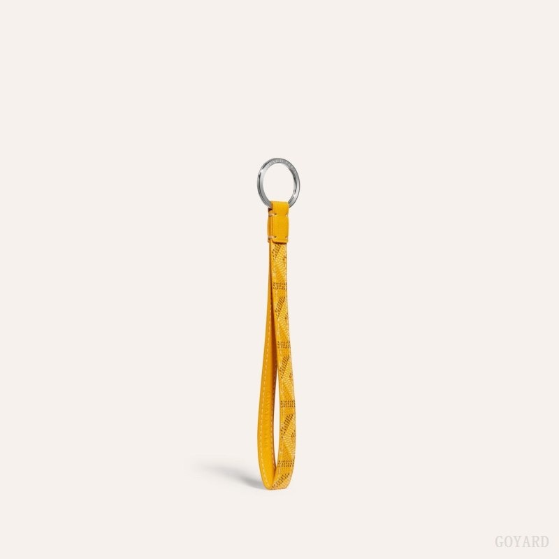 Yellow Goyard SESAME KEY RING | AKPL0857