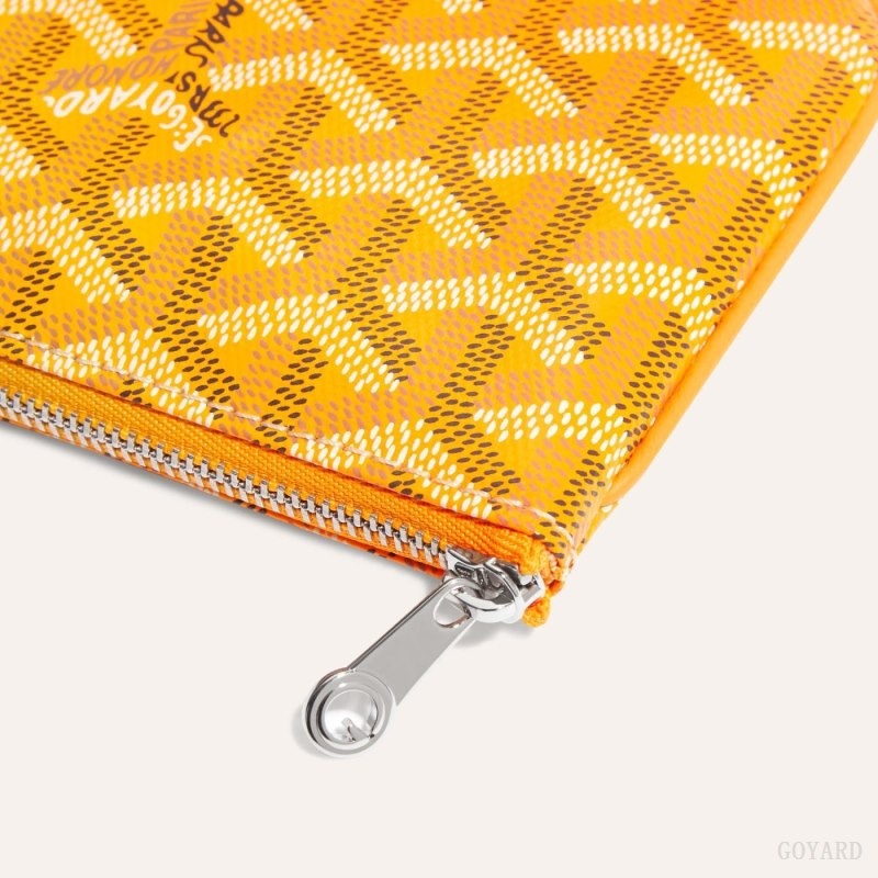 Yellow Goyard SÉNAT MINI WALLET | WCBM3885