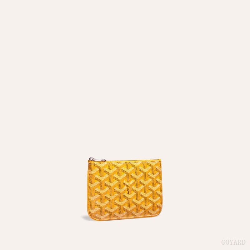 Yellow Goyard SÉNAT MINI WALLET | WCBM3885