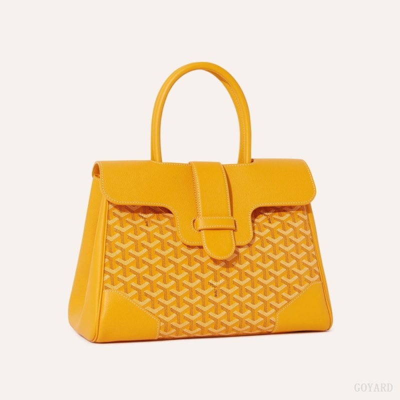 Yellow Goyard Saïgon tote bag | VIRE5569