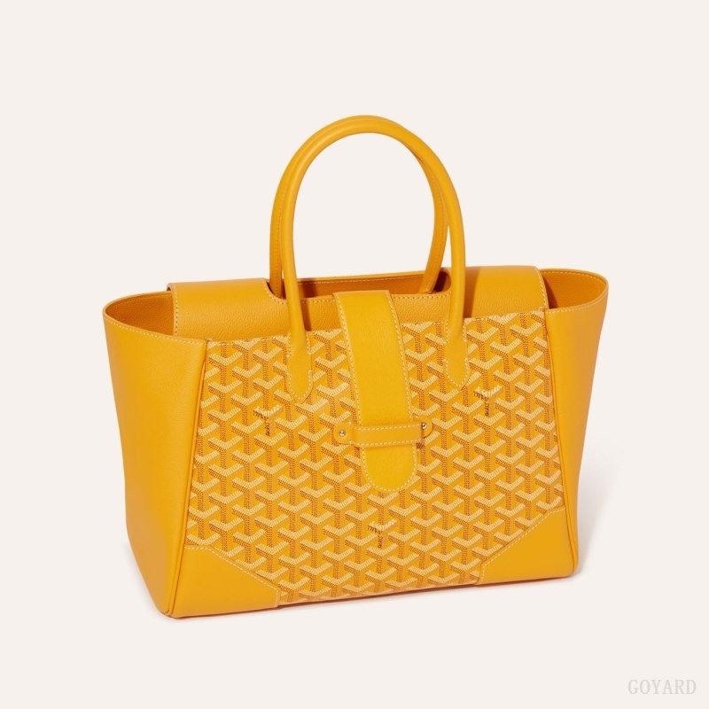 Yellow Goyard Saïgon tote bag | VIRE5569