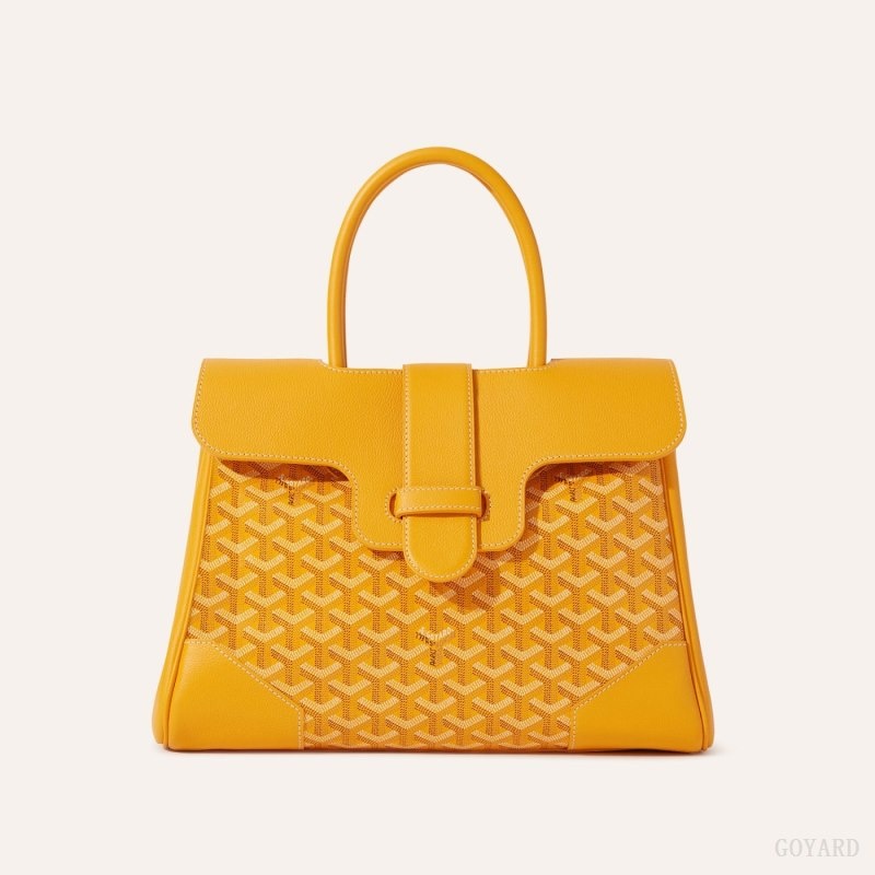 Yellow Goyard Saïgon tote bag | VIRE5569