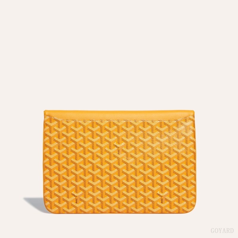 Yellow Goyard Sainte-Marie GM Clutch | ARKG9311