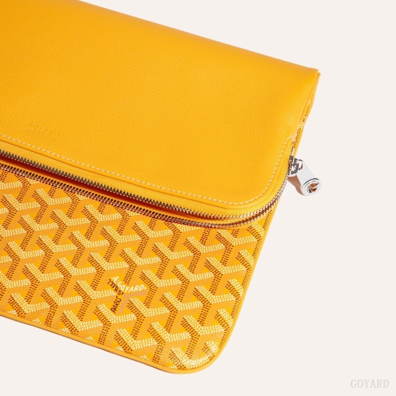 Yellow Goyard Sainte-Marie GM Clutch | ARKG9311