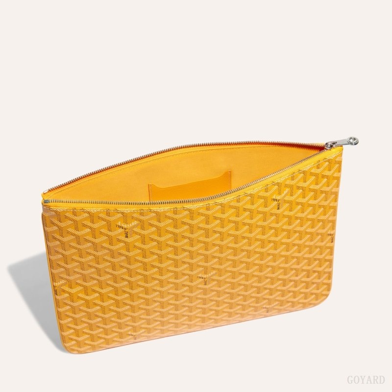 Yellow Goyard Sénat MGM Pouch | QGBN2072