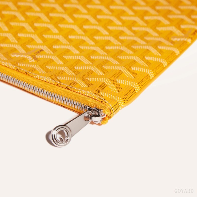 Yellow Goyard Sénat MGM Pouch | QGBN2072