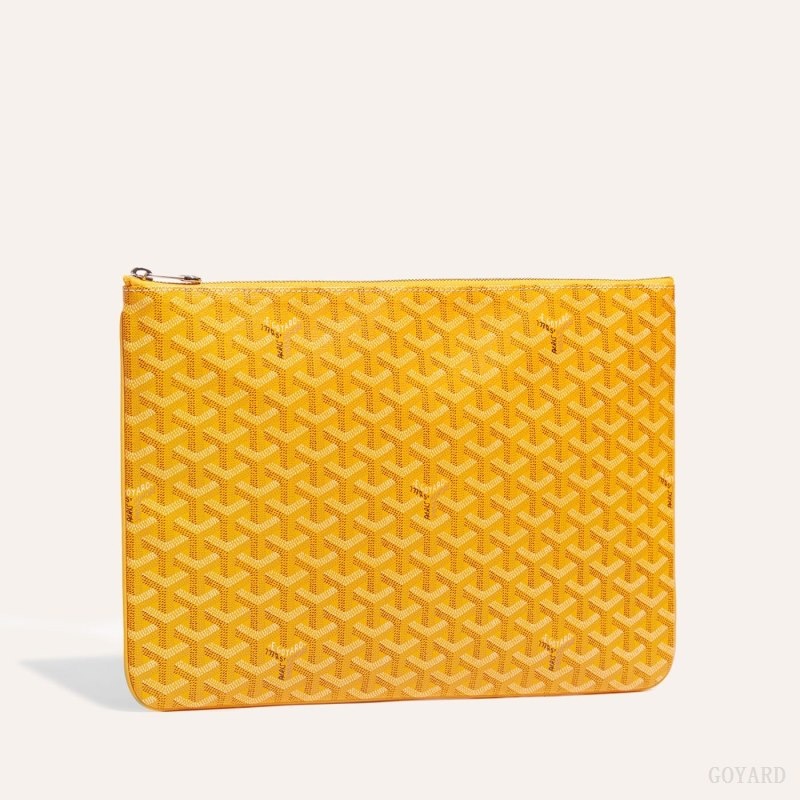 Yellow Goyard Sénat MGM Pouch | QGBN2072