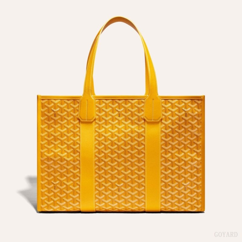 Yellow Goyard VILLETTE TOTE BAG | AHYI3550