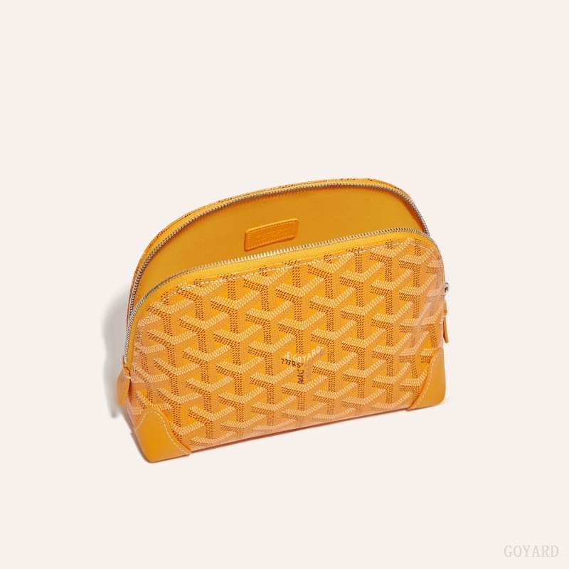 Yellow Goyard Vendôme Cosmetic Pouch | HSUP4580