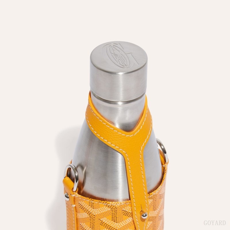 Yellow Goyard Yonne PM Case & Flask | IHQY5168